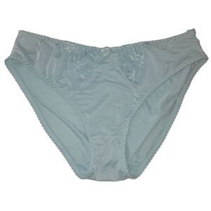 Rene Rofe Women's Light Blue Lace Trim Panties